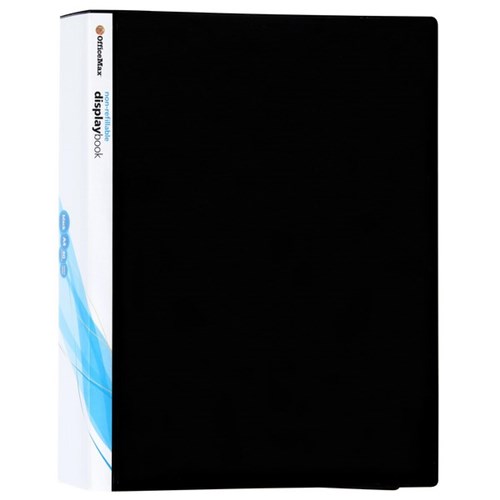OfficeMax A4 Display Book Insert Cover 60 Pocket Black