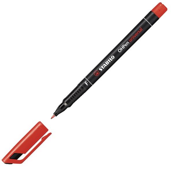 Stabilo 842 Ohp Red Permanent Pen Fine Tip Officemax Nz