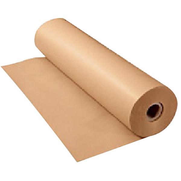 Paper Roll of Gift Wrap Kraft Green 100m (1 Unit)