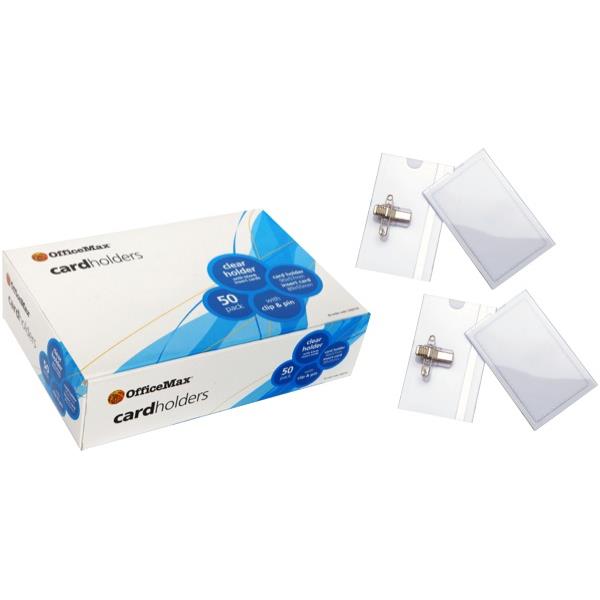 Officemax Name Badges With Pin Clip Box Of 50 Officemax Nz