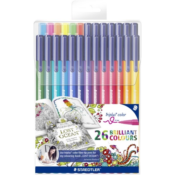 staedtler fine tip colouring pens