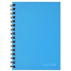 Transparent Spiral Coil Notebook Student Writing 50sheets Pocket
