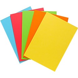 OfficeMax A3 200gsm 10 Assorted Colours Premium Card, Pack of 100 ...