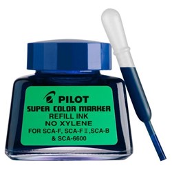 12 Blue Pilot Super Color Jumbo Markers Pilot Extra Wide Chisel Point  Permanent Markers Waterproof Ink, Xylene-free 