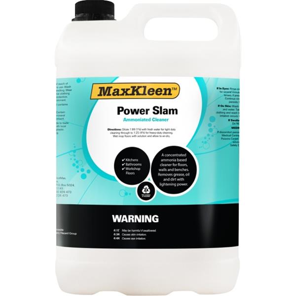 Maxkleen Power Slam Ammonia Cleaner 5 Litre Officemax Nz