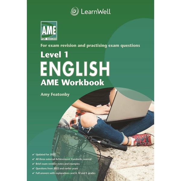 Level　AME　English　9781990038075　Workbook　NCEA　OfficeMax　NZ