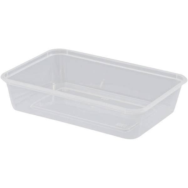 Plastic Food Takeaway Containers 500ml, Pack of 50 | OfficeMax NZ