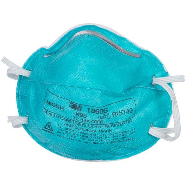 3M 1860S Class P2 Respirator & Surgical Mask, Box of 20 | OfficeMax NZ