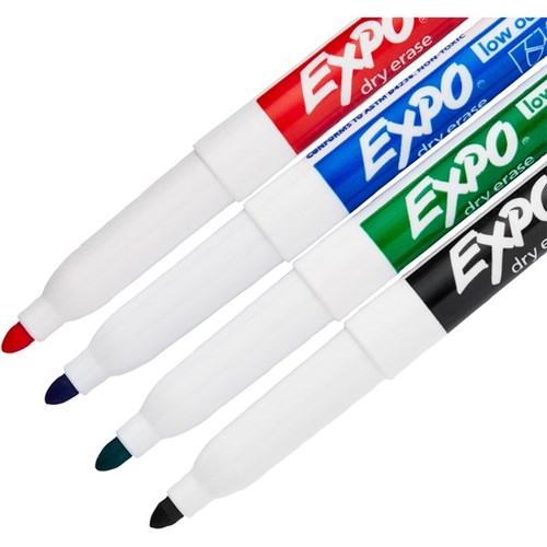 Fine tip whiteboard markers (various colours) - TnP Visual Workplace