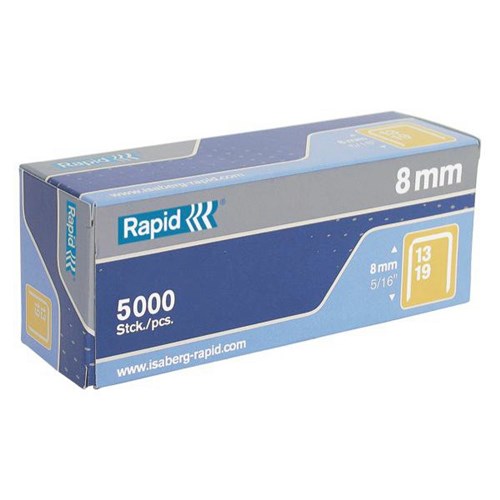 Rapid Staples 13 8 8mm Box of 5000 OfficeMax NZ