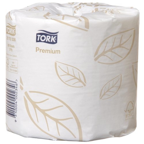 Tork Papier Toilette Feuilles extra-doux blanc T3, Premium, 2 plis, 30 x  252 feuilles, 114276