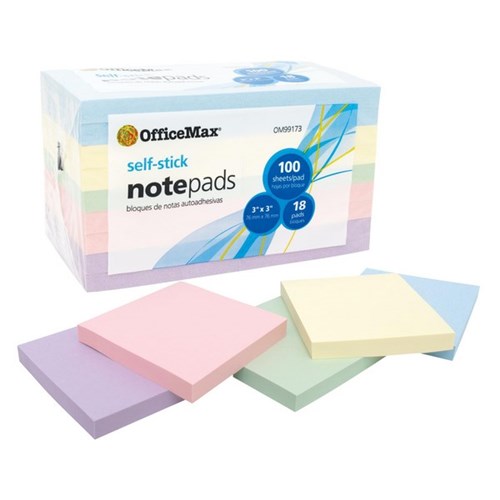 Self-Stick Page Tabs, 0.5 x 2, Assorted Colors, 500/Pack - Zerbee