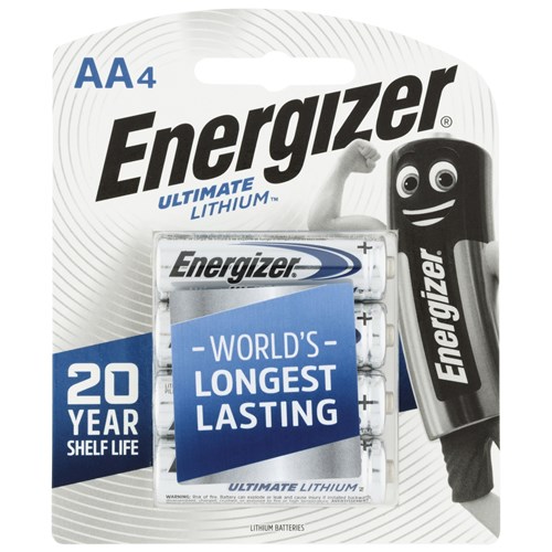 Energizer Ultimate Lithium AA 1 Pack(4 Quantity)