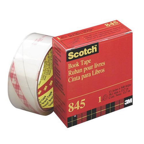 3M SCOTCH BOOK TAPE 38mm x 13.7m roll clear repair tape