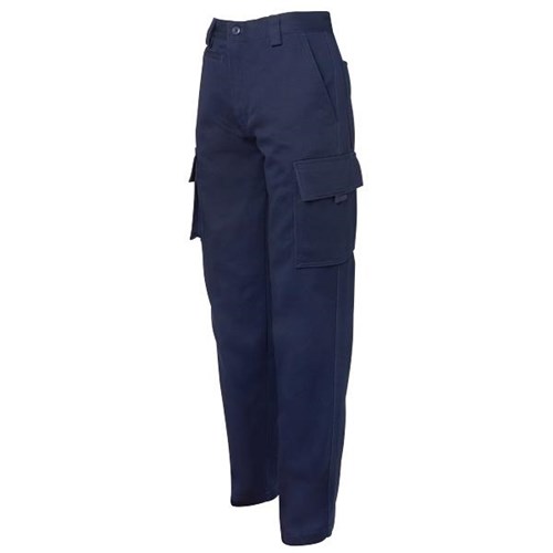 ladies navy blue cargo pants