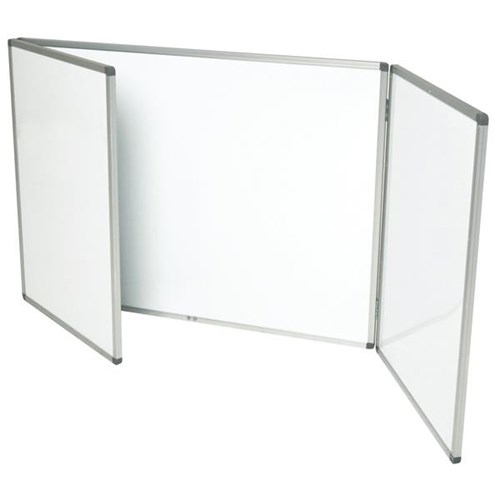 Boyd Visuals Porcelain Expandable Whiteboard Cabinet 1200x1200mm