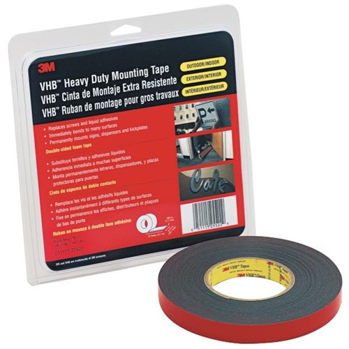 3m Vhb 5952 Double Sided Acrylic Foam Tape 19mm X 13 7m Officemax Nz