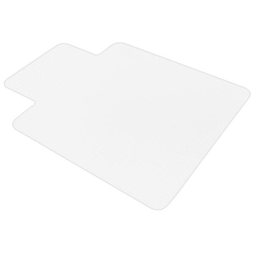 Coverzone Pvc Chairmat Carpet Keyhole 1140x1350mm Clear Officemax Nz