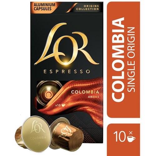 café Colombia Andes L'OR 10 Capsules Espresso