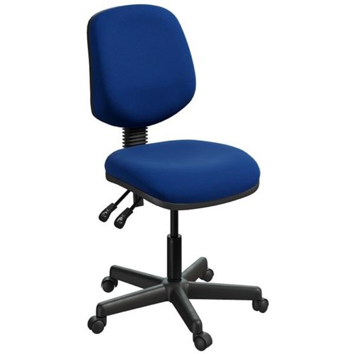 Studio Task Chair High Back 3 Lever Bond Fabric Royal OfficeMax NZ