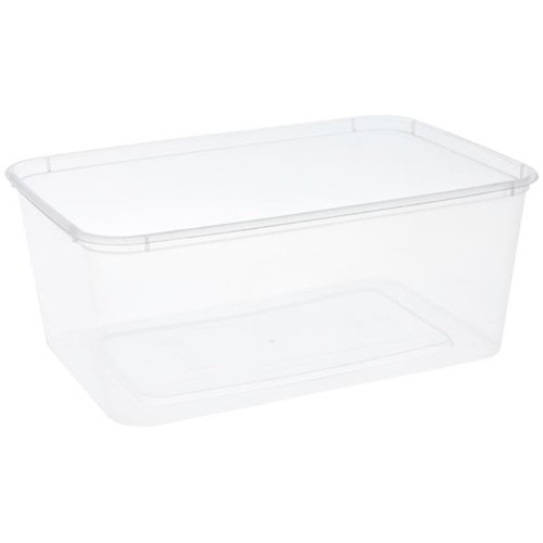 Unipak Plastic Takeaway Container 1000ml Clear Pack Of 50 Officemax Nz