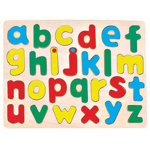 Wooden Raised Alphabet Puzzle Lower Case | OfficeMax NZ