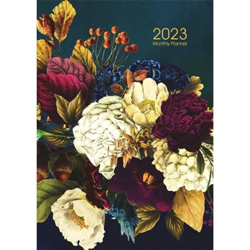 Collins Diary Planner A4 Month To View 2023 Flowers | OfficeMax NZ