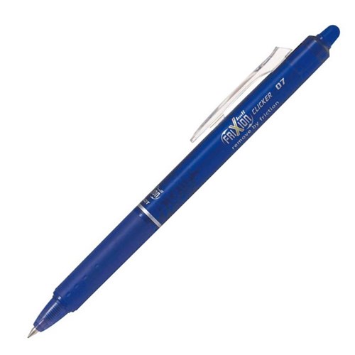 Pilot Frixion Erasable 0.7mm Blue Rollerball Pen & 3 Refills