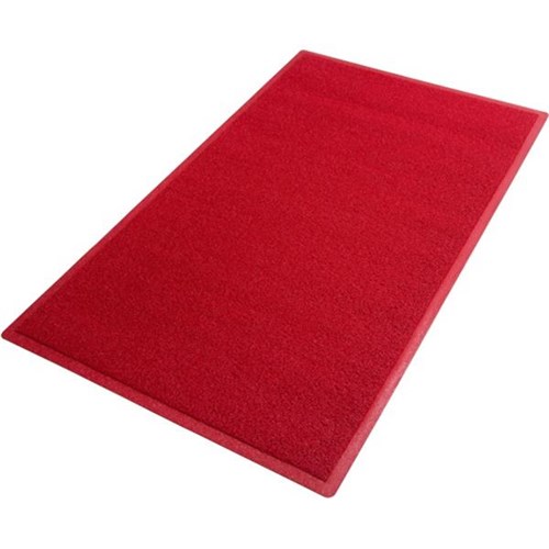 Guardian Dirt Trap Easy Clean Mat Red 600x900mm Officemax Nz