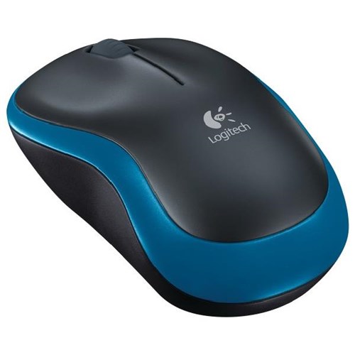 Logitech M185 Wireless Mouse Blue/Black | OfficeMax NZ