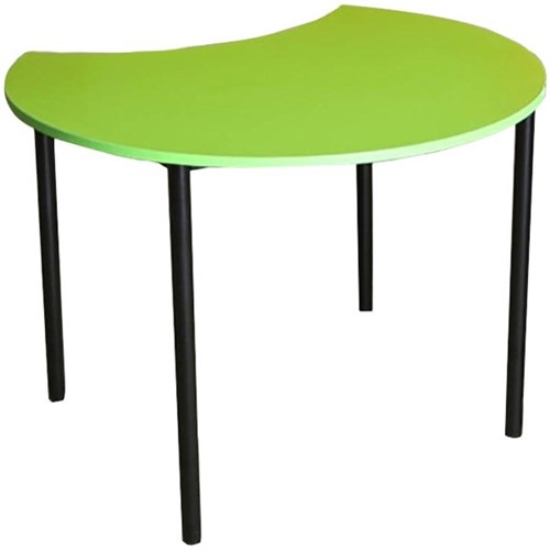 crescent shaped table