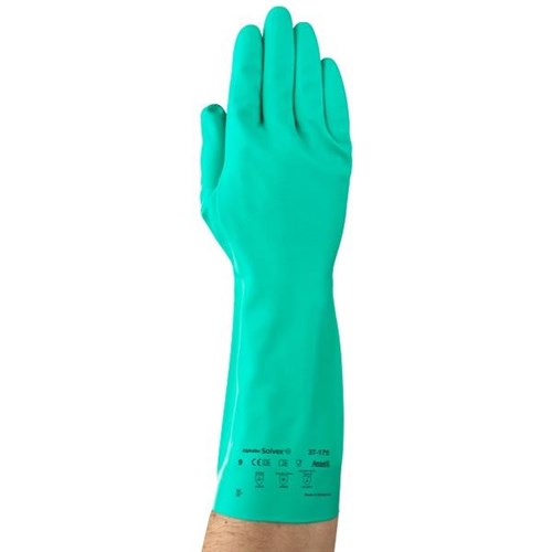 Flock Lined Nitrile Gloves