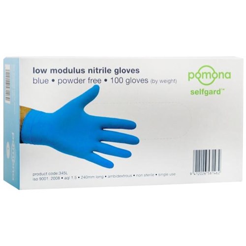 nitrile or vinyl gloves