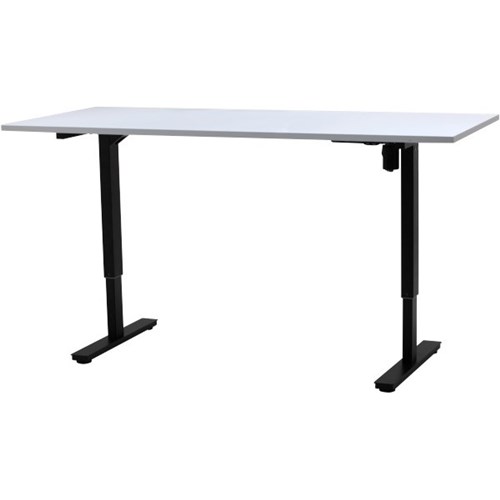 Tidal Electric Height Adjustable Desk 1800mm White Top Officemax Nz