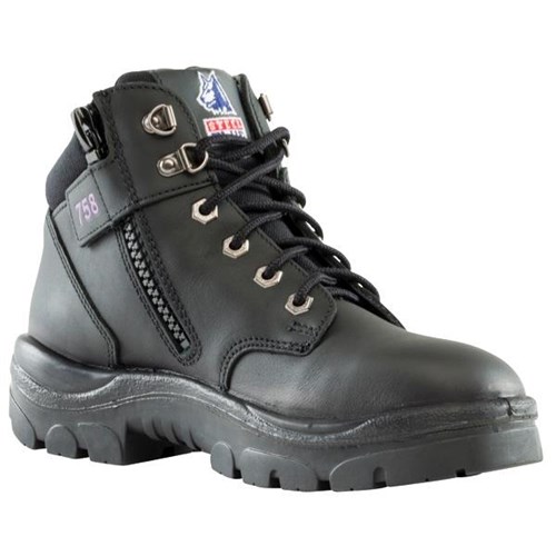 Work boots zip on sale up