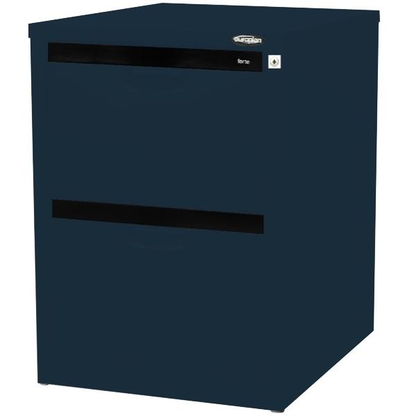 Europlan 2 Drawer Under Desk Filing Dusk Blue OfficeMax NZ