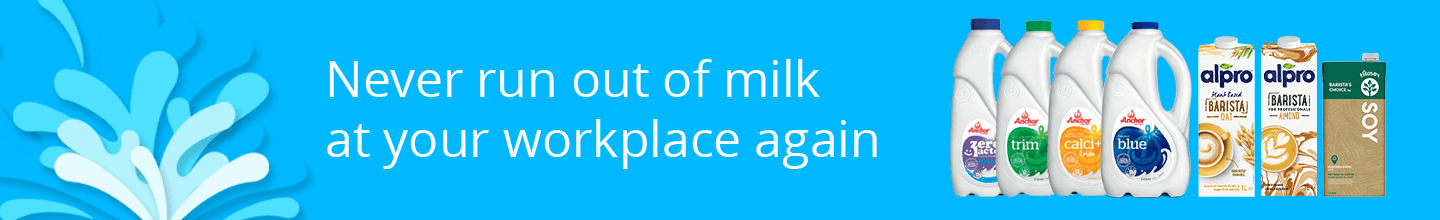 Never run out of milk at your workplace again