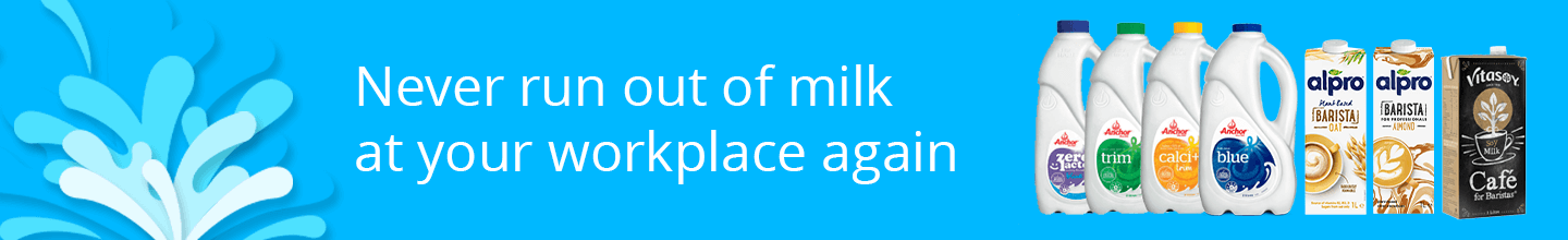 Never run out of milk at your workplace again