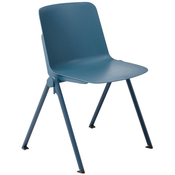 Scout 4 Leg Visitors Chair Blue OfficeMax NZ