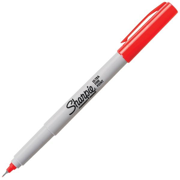 Sharpie Red Permanent Marker Ultra Fine Tip OfficeMax NZ