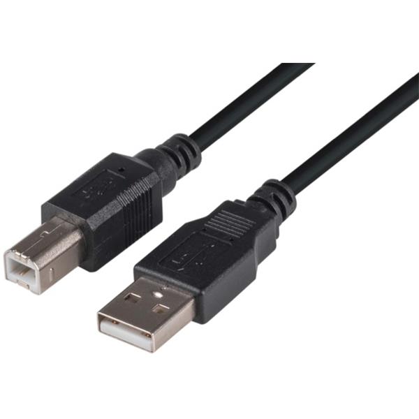 Dynamix USB 2.0 USB-A Male to USB-B Male Connector Cable 3 Metre ...