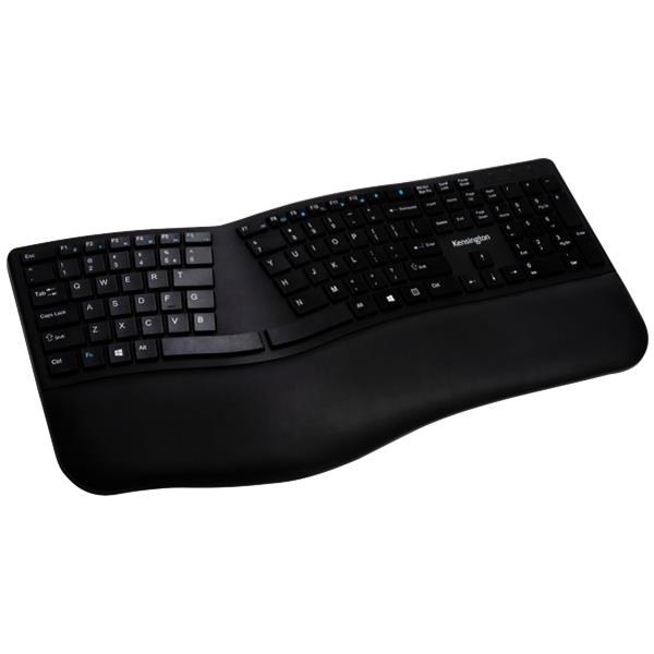 kensington pro fit ergo wireless keyboard black