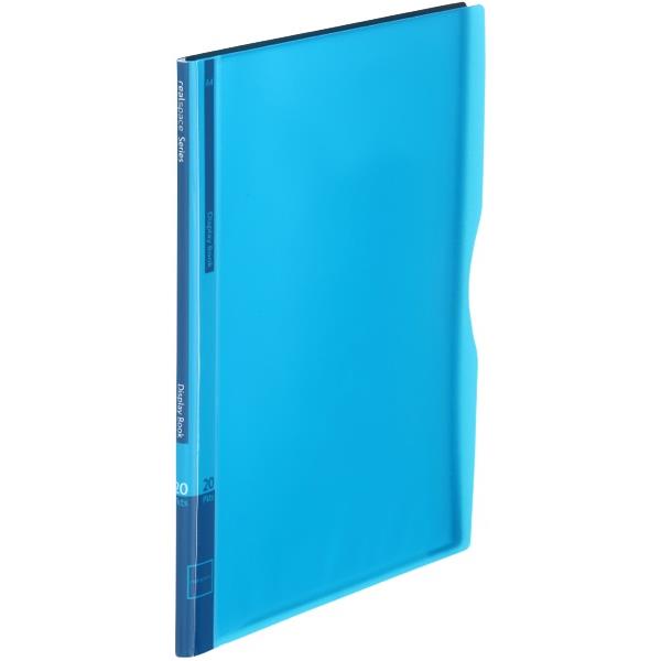 Realspace A4 20 Pocket Display Book Non-Refillable Blue | OfficeMax NZ