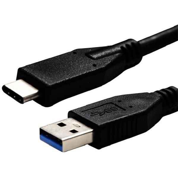 Dynamix Usb 31 Type C Male To Type A Male Converter Cable 02m Black Officemax Nz 1357