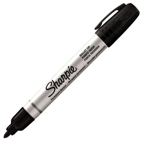 Sharpie Aluminium Black Permanent Marker Bullet Tip | OfficeMax NZ