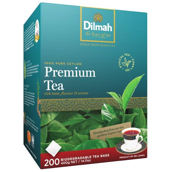 Dilmah Premium Tagless Tea Bags, Box of 200 | OfficeMax NZ