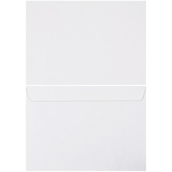 Croxley C4 Wallet Envelopes Tropical Seal White 133322, Box of 250