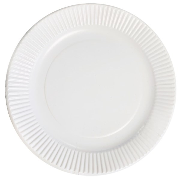 Huhtamaki Side Paper Plate 177.5mm White, Carton of 4 Packs | OfficeMax NZ