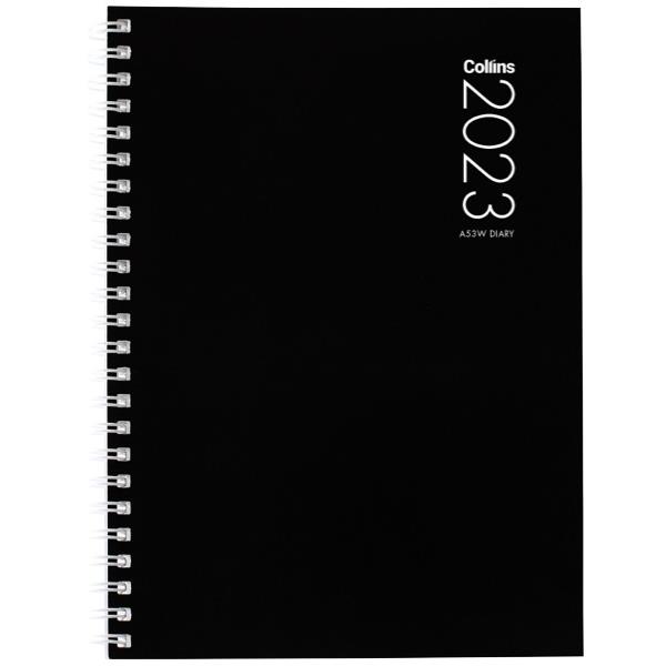 Collins A53 Wiro Diary A5 Week To View 2023 Assorted Colours | OfficeMax NZ