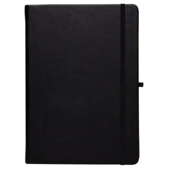 Milford Premium A5 Hardcover Notebook 192 Pages Black | OfficeMax NZ